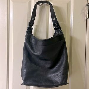 Banana republic real leather tote bag